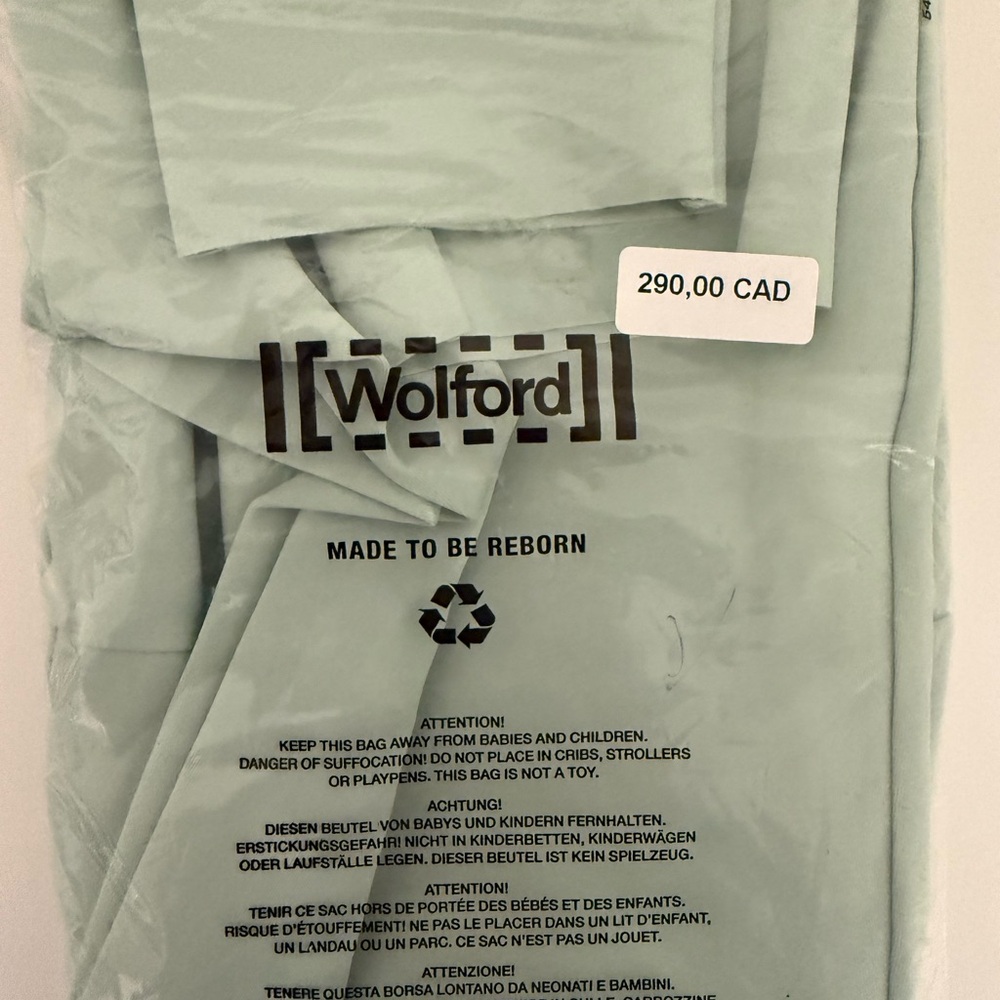 Wolford NWT Warm Up Legging - Aqua size EU 34 & 38 - Picture 6 of 7